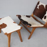 Amrchair and ottoman