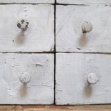 Lot 10 tiroirs anciens atelier poignées bronze