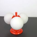 Small mid-century wall sconce in orange by Kaiser, Germany, 1960s