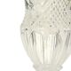Vintage Vase Bohemian Crystal Diamond Pattern Medici 23cm