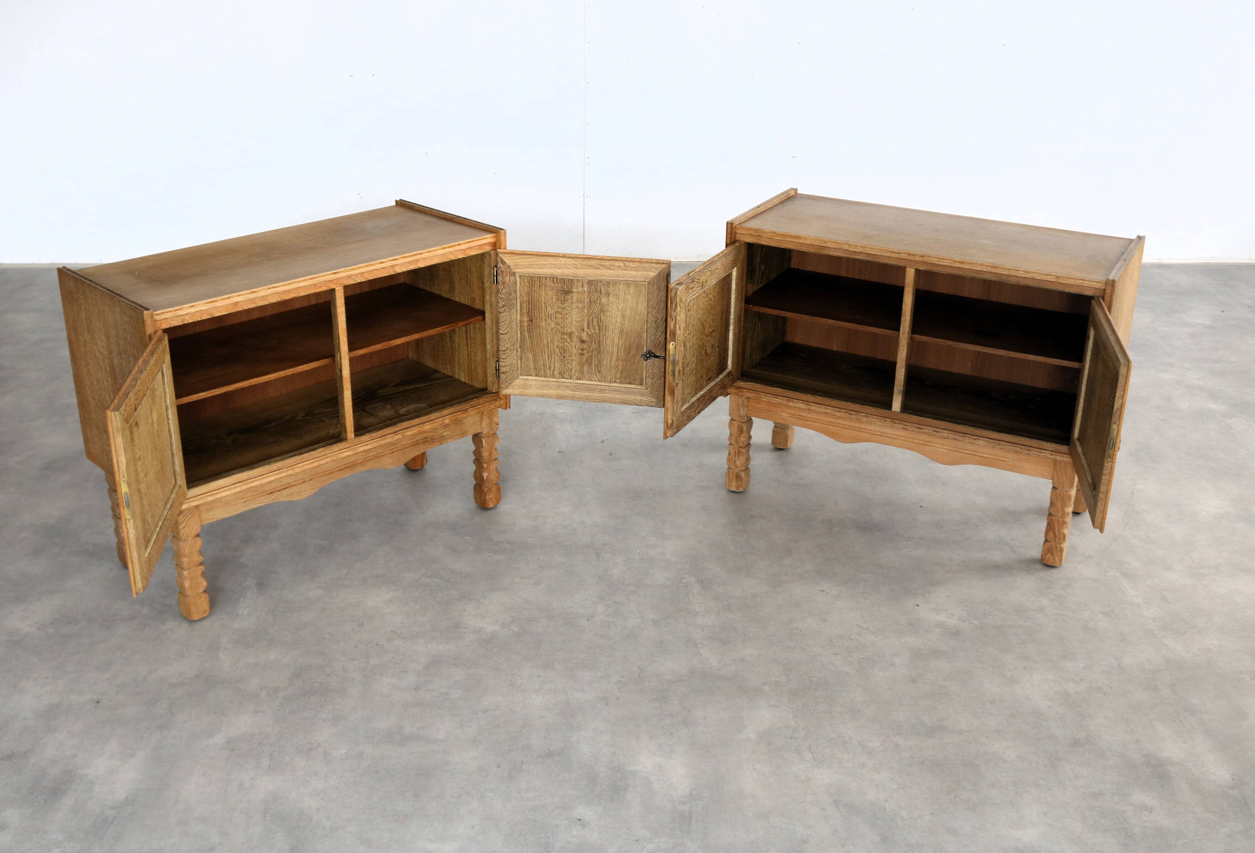 Brutalist sideboards | cabinets | 1960s | Danish