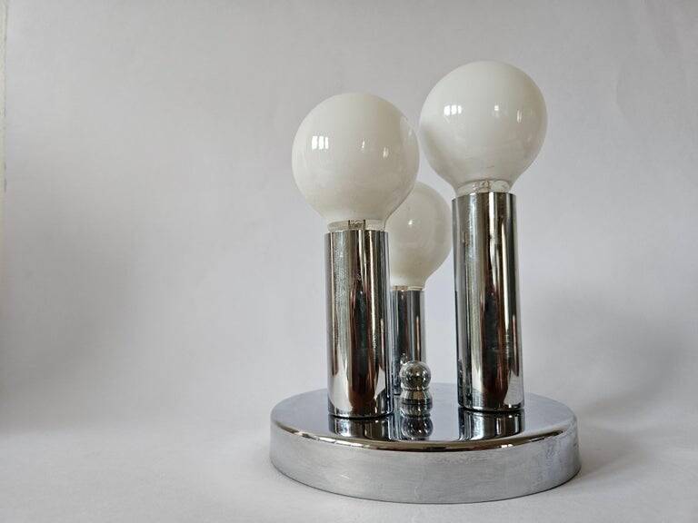 Mid-Century Modern Wall or Ceiling Lamp, Flush Mount, Sölken Leuchten, 1970