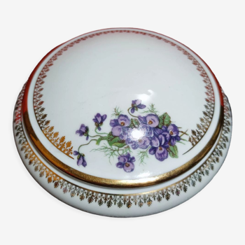 Limoges porcelain bonbonnière (Stylis Limoges France)