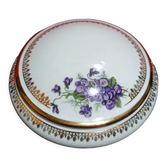 Limoges porcelain bonbonnière (Stylis Limoges France)