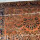 Handmade antique Persian Sarouk rug 4' x 6.4' (122cm x 195cm) 1920s
