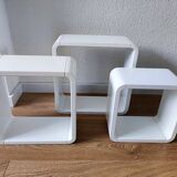 Etagères Vintage • Éléments modulables • Bois Laqué • 1970
