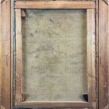 Oil painting on canvas, portrait of a young woman, Italy signed and dated 1917