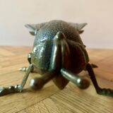 Vintage brass ashtray in the shape of a fly