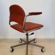 Fully Restored Kovona Burgundy Office Chair from Czechoslovakia 1979’s