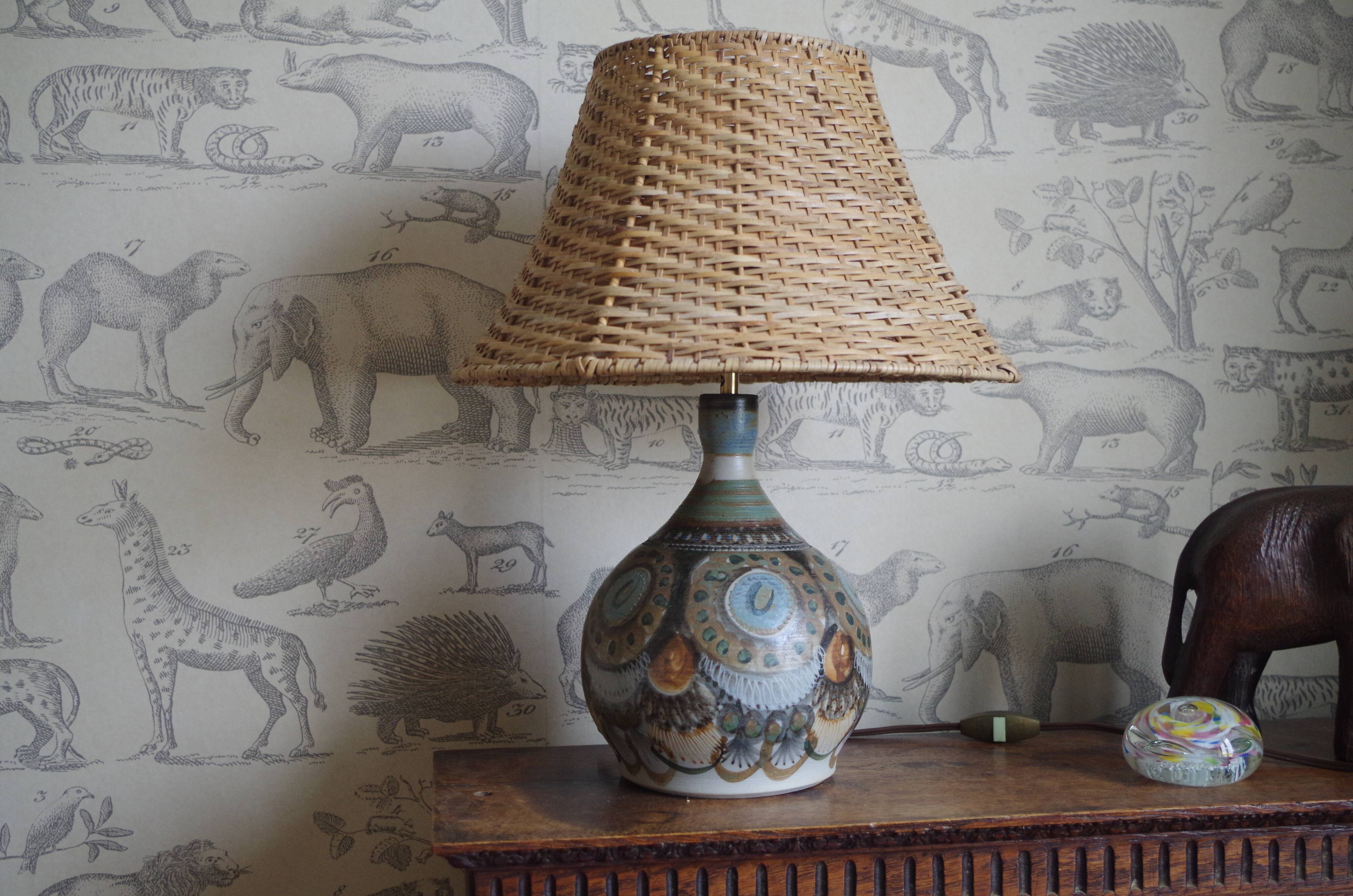 Ceramic lamp Jean Claude Courjault