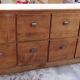 Low sideboard eight drawers