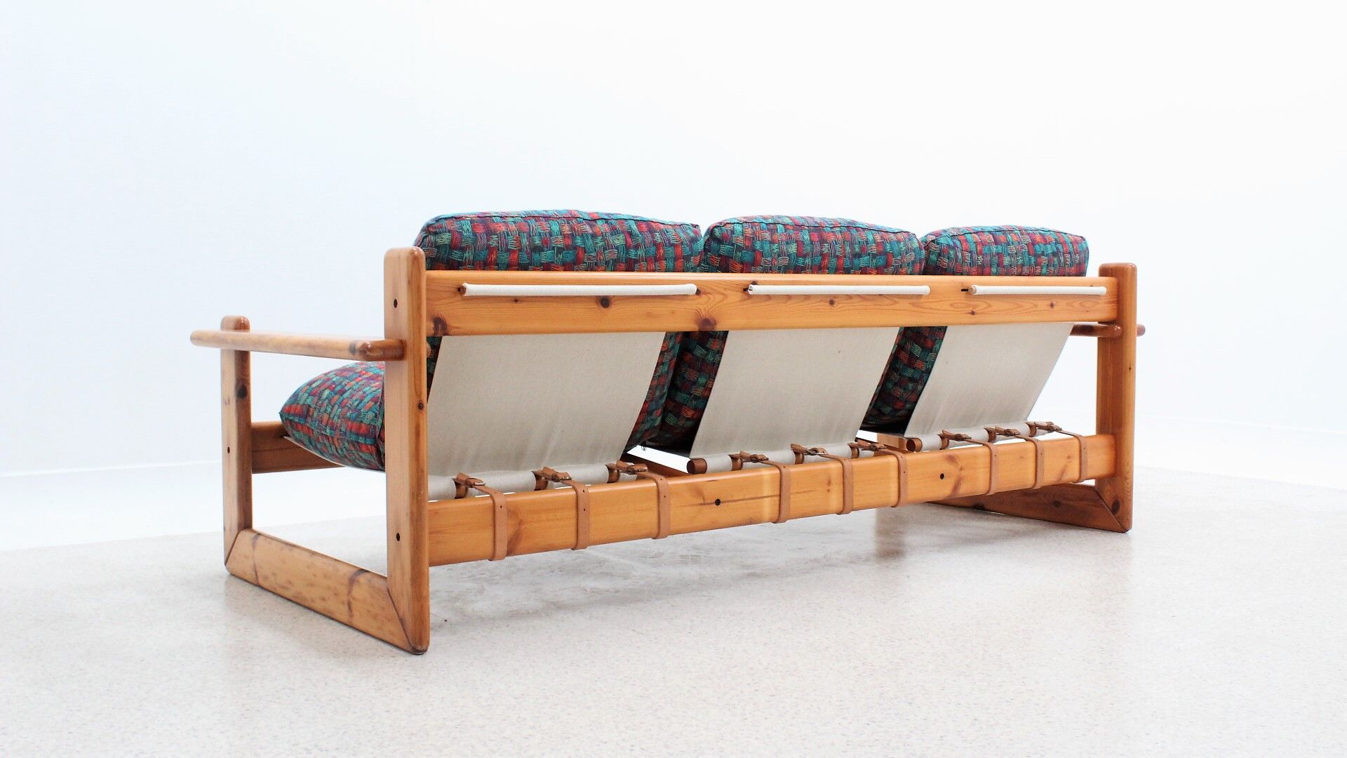 Vintage italian design 3 seater sofa 1970s