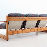 Vintage italian design 3 seater sofa 1970s