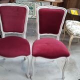 Pair of Louis XV style chairs