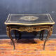 Antique wooden and brass game table – Timeless elegance