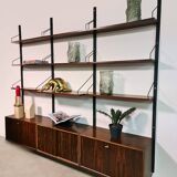 Vintage Danish design wall unit Poul Cadovius Royal system