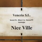 Destination path of iron-Nice Ville-Venizia- via Vintimiglia-Genova