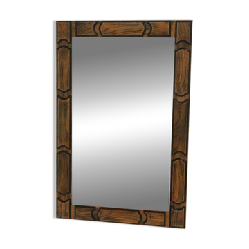 Scandinavian oak mirror "GT Lux", Glas & Trä, Sweden, 1960, 118x77