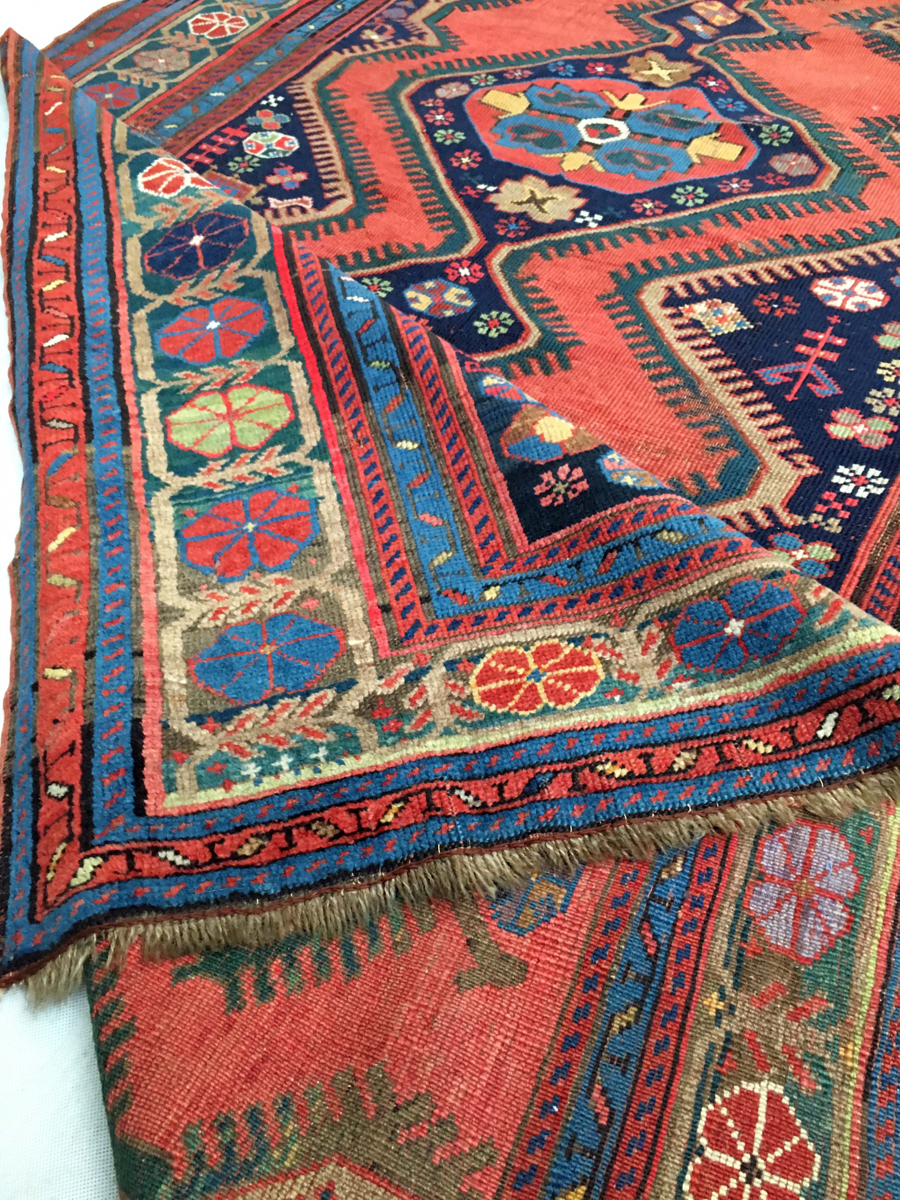 Mat East former Kazak 290 x 160 around 1900