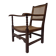 Art Deco easy chair minimalist oak wicker minimalist design