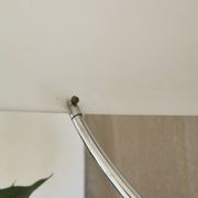 Vintage Meblo White Pendant Lamp: 1970s Italian Space Age Lighting