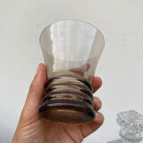 Set of 3 vintage crystal glasses