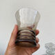 Lot de 3 verres en cristal vintage