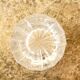 Chiseled crystal vase