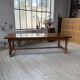 Table repas style drapière noyer 2m5/3m5 1900