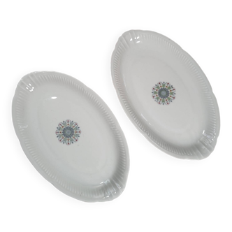 2 Vierzon Porcelain Dishes