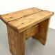 Solid pine stool