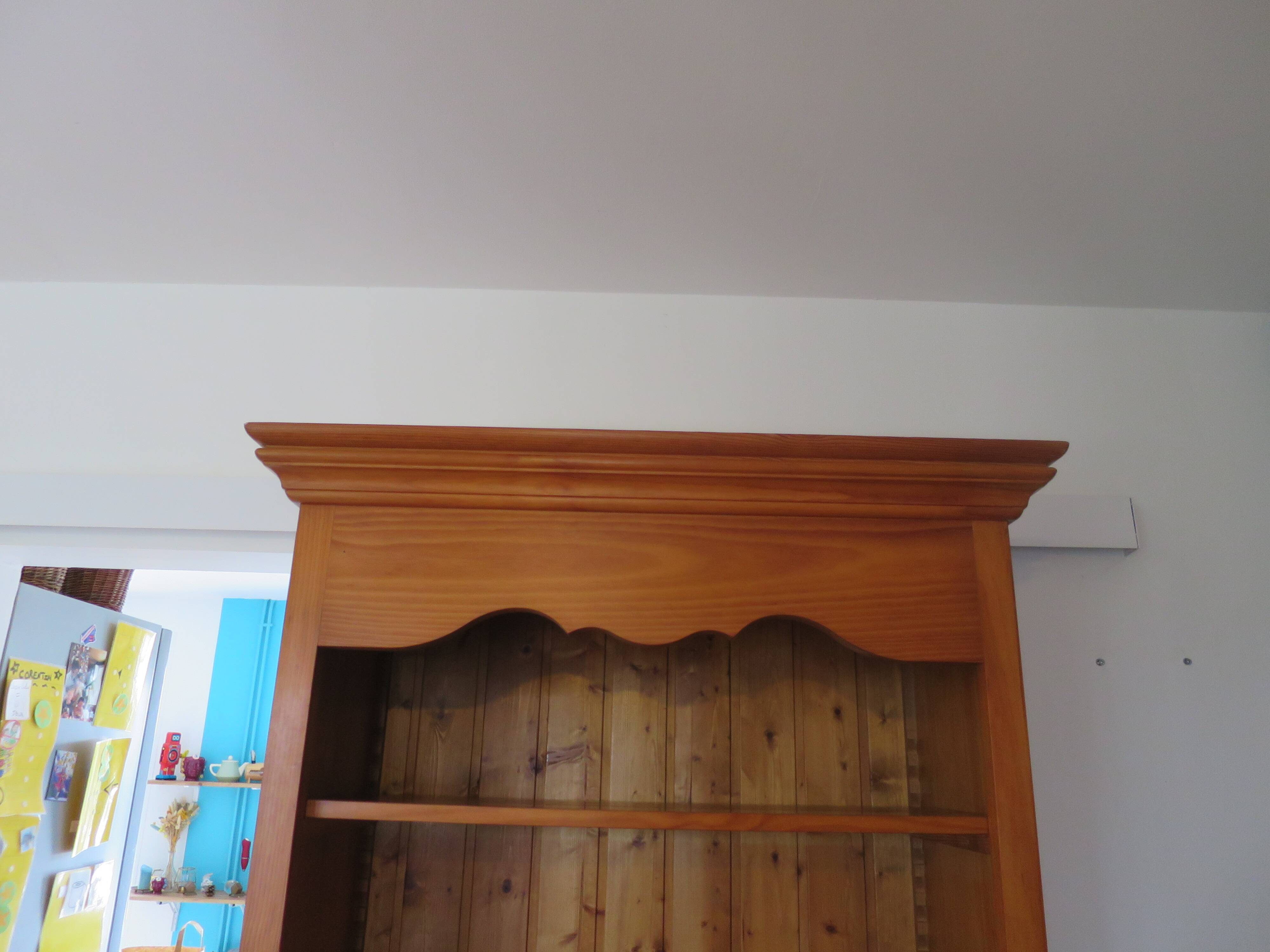 Beautiful bookshelf - solid pine - 5 shelves - country style - natural colour