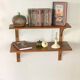 Double étagère vintage en bois