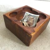 Empty teak pocket, 70s