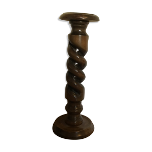 colonne en bois double