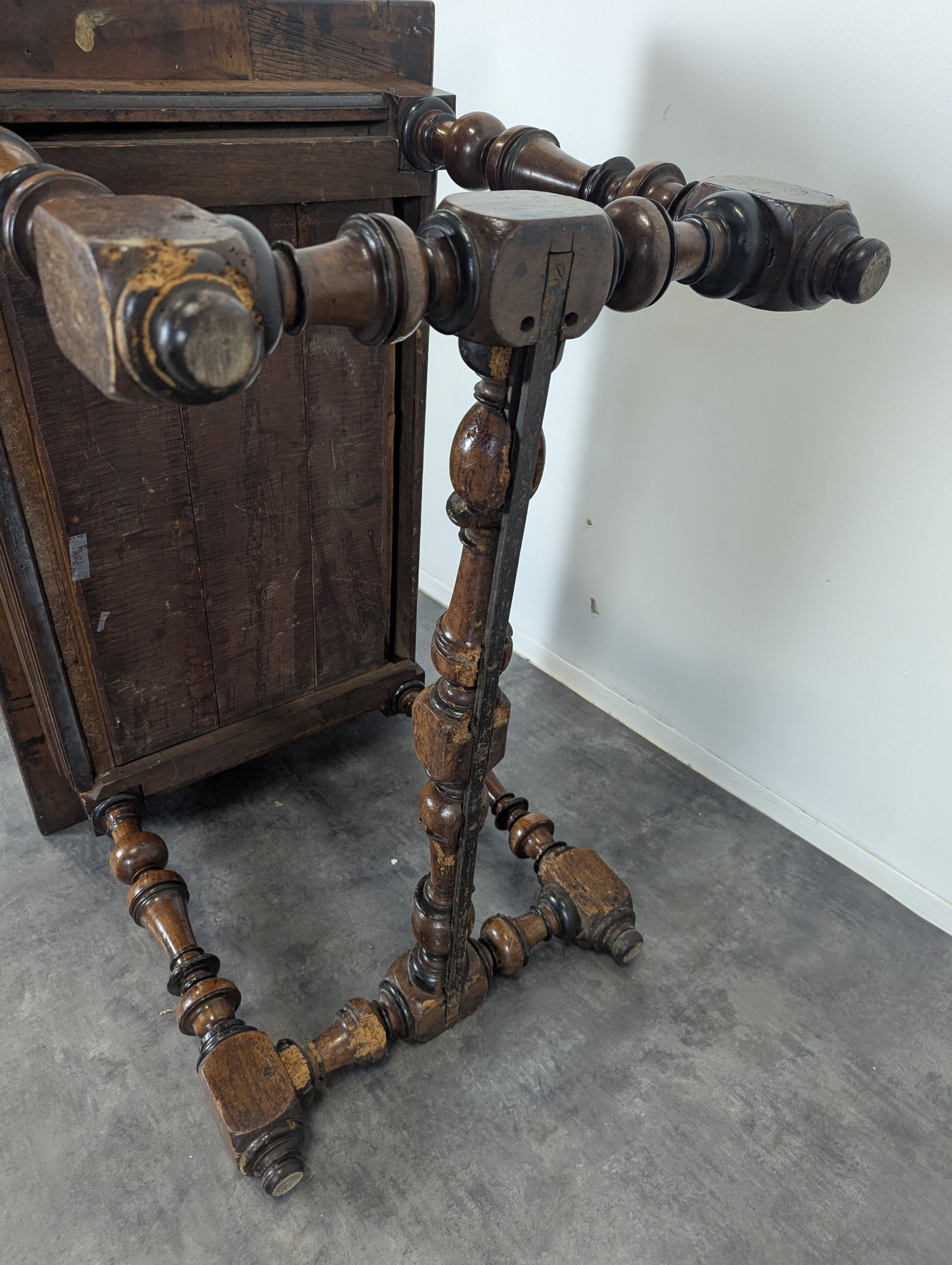 Louis XIII period walnut table