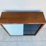 Teak display cabinet