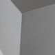 Grey metal cubic design lamp, coloured filters and Japanese signature.