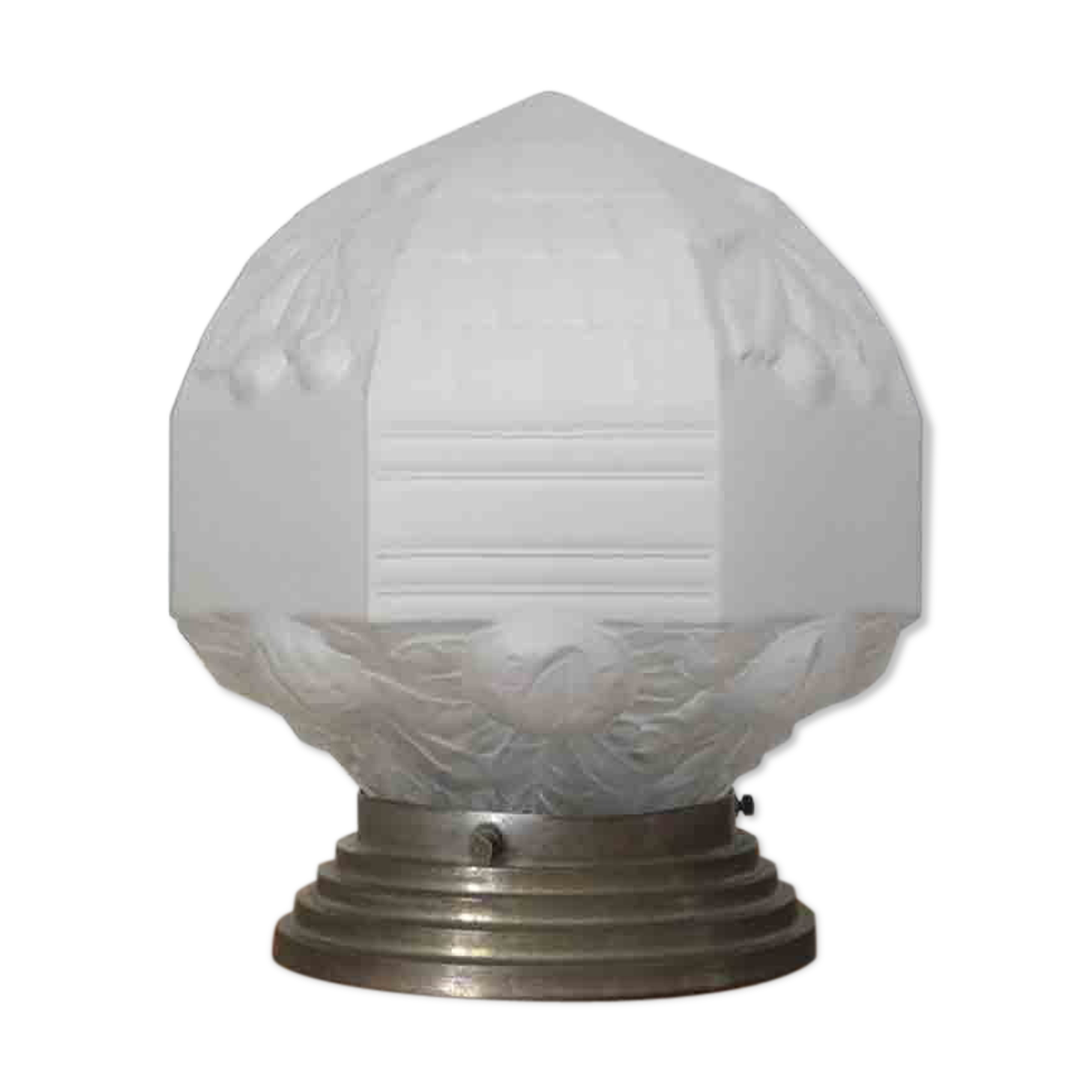 Art deco glass globe ceiling