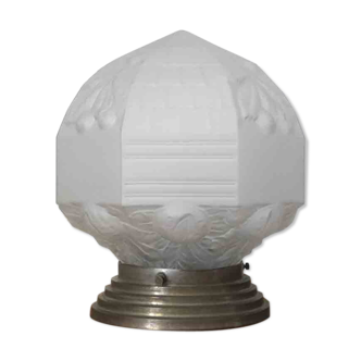 Art deco glass globe ceiling