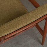 Set of 2 paperknife easy chairs by Kai Kristiansen, Denmark, 1960's
