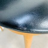 4 Baumann Pegasus chairs, black, 60s