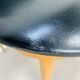 4 chaises Pégases Baumann, noires, années 60