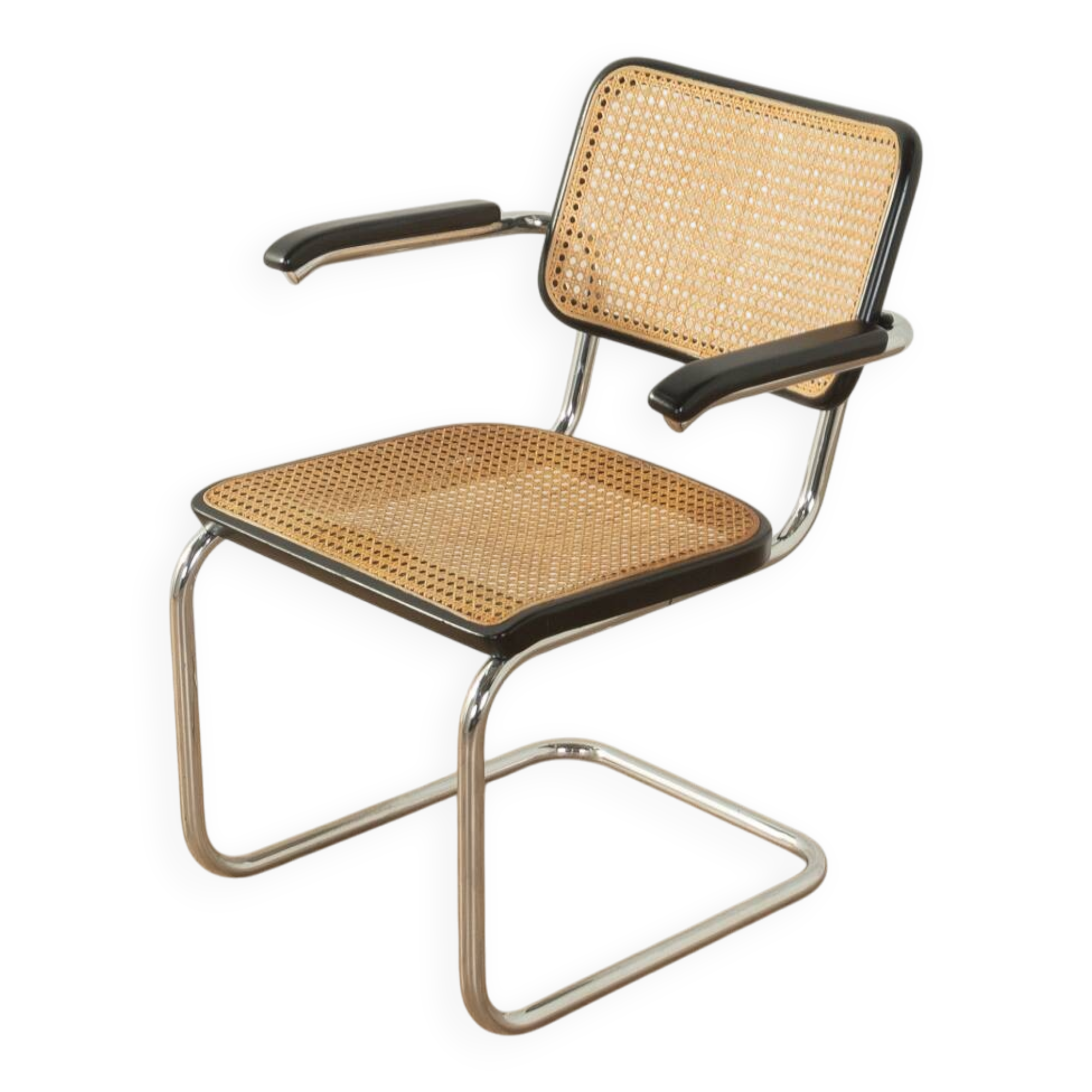 Legendary tubular steel chair, model S 64, Marcel Breuer for Thonet