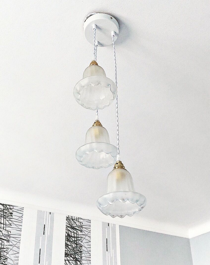 Vintage trio pendant lamp