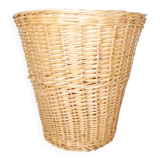 Vintage wicker basket planter