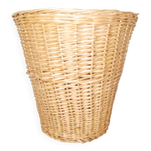 Vintage wicker basket planter