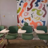 Lot 2 Castelli amphitheater benches by Giancarlo Piretti