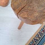 Brutalist tripod stool