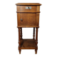 Side table, old antique bedside table